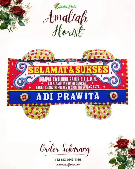 Papan Bunga Ucapan Selamat Kalitirto